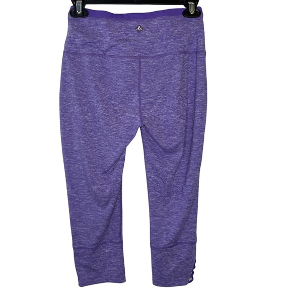 PRANA Tori Yoga Cropped Capri Leggings Purple Women’s size small - Picture 4 of 6